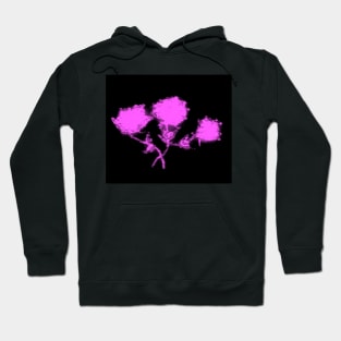 PINK GLASS ROSES Hoodie